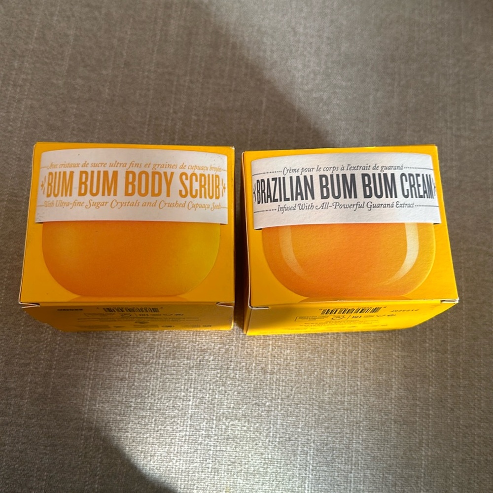 New lot of SOL de Janeira Brazilian Bum Bum cream and BUM BUM body scrub